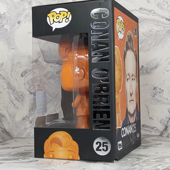 Funko Pop Conan O'Brien 25, Orange Conan, 2019 Summer Convention Exclusive MIB - Picture 3 of 8
